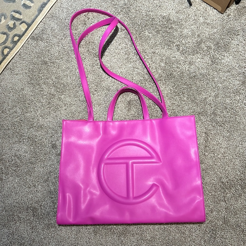 Telfar Hot Pink Azalea LARGE